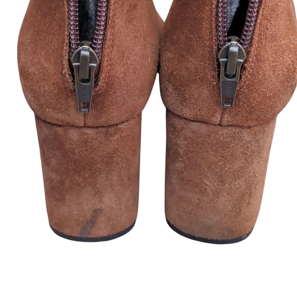 HP!🎉Free People Cecile Ankle Boot In Brown Suede Size 38 EU /7.5 U.S. - Picture 6 of 14